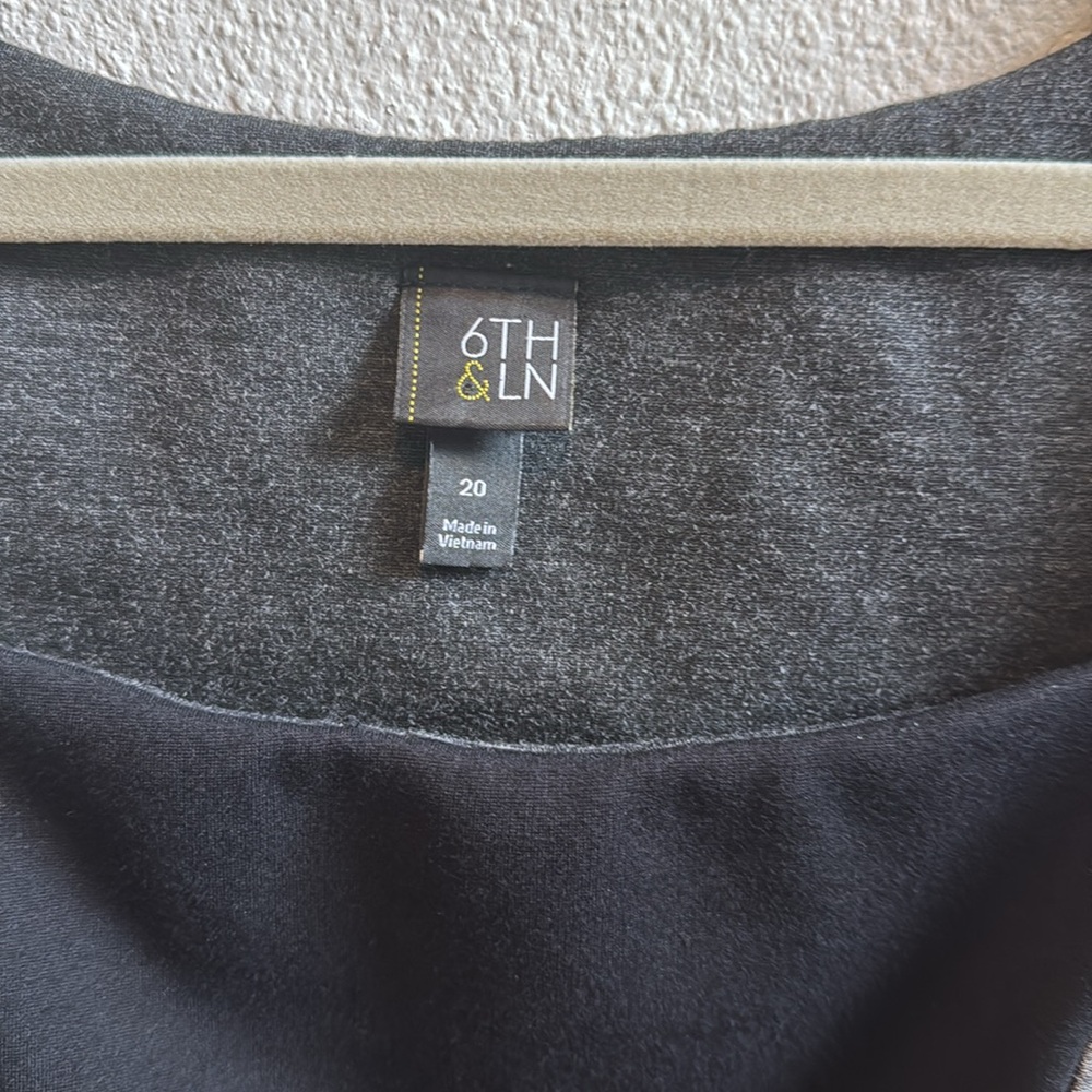 6th & LN Lane Bryant Colorblocked Pencil Dress - Picture 5 of 8
